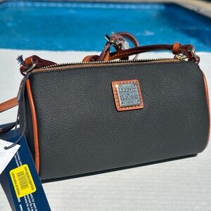 NWT Dooney & Bourke Buffy Black Pebble Leather Crossbody Bag
